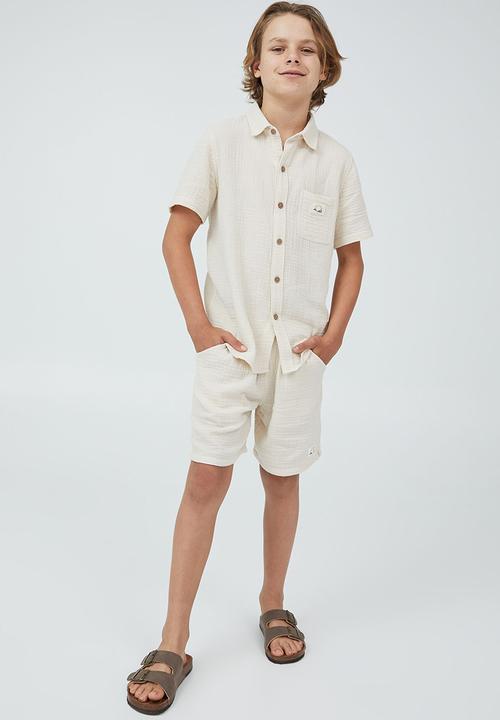 Cotton On - St tropez short - rainy day/cheesecloth