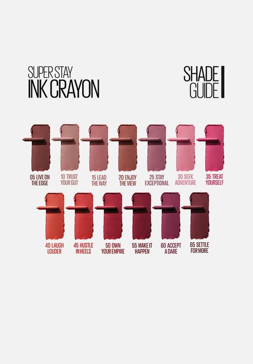 Maybelline - Superstay® Matte Crayon - Enjoy The View