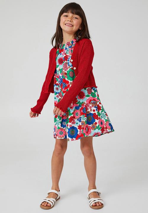 Cotton On - Mina cardigan - flame red sparkle