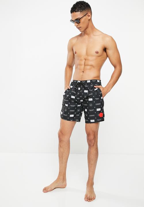 S.P.C.C - Nevitt swim short - black