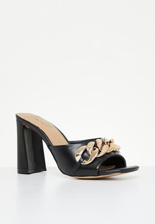 Call It Spring - Floraa mule heel - black
