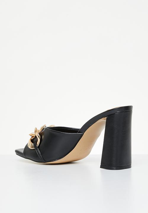 Call It Spring - Floraa mule heel - black