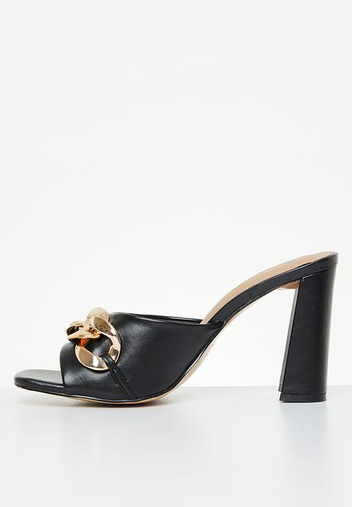 Call It Spring - Floraa mule heel - black