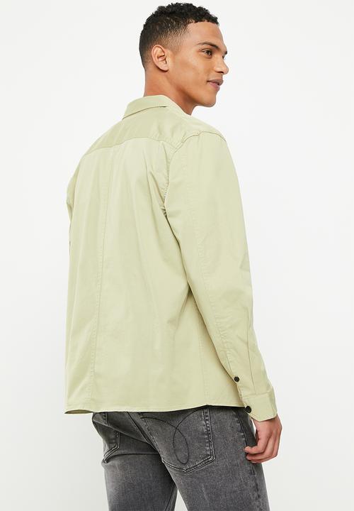 Calvin Klein - Utility overshirt - Wheat Fields