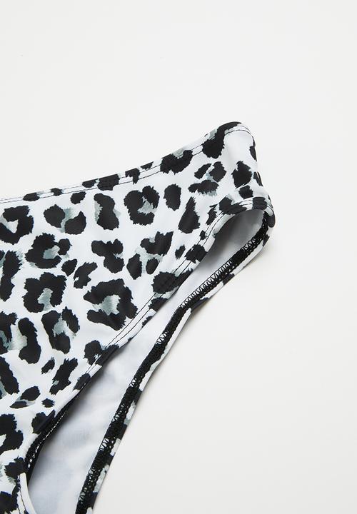 Rebel Republic - Girls 2 piece bikini - black & white