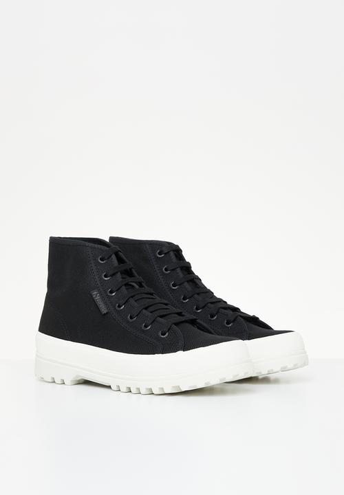 SUPERGA - S00gxg0 - adk total black white mastice