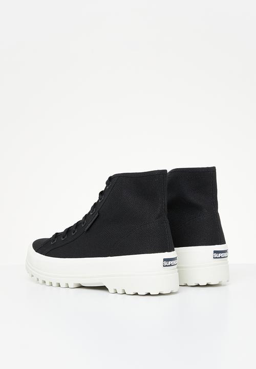 SUPERGA - S00gxg0 - adk total black white mastice
