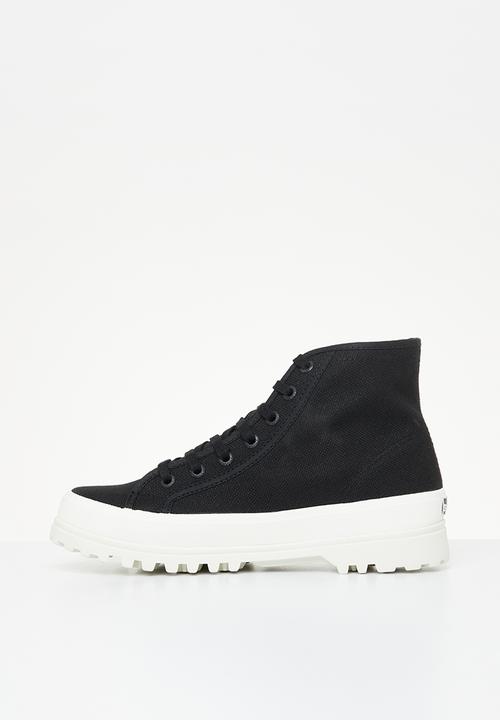 SUPERGA - S00gxg0 - adk total black white mastice