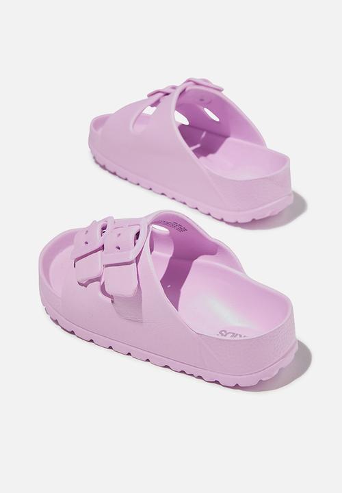 Cotton On - Twin strap slide - pale violet 