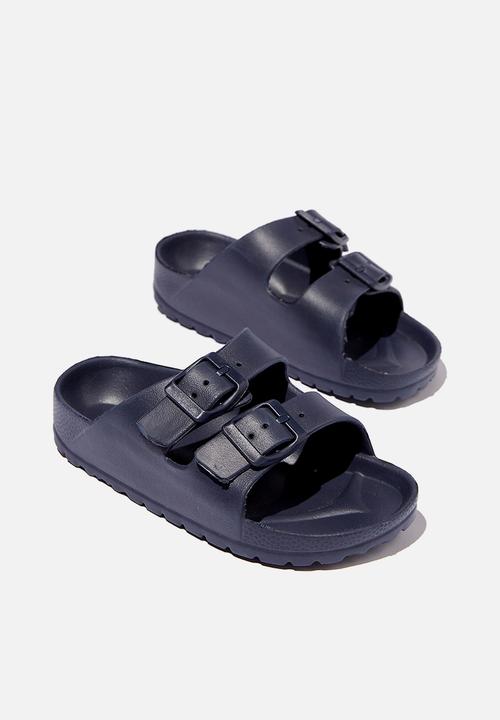 Cotton On - Twin strap slide - vintage navy