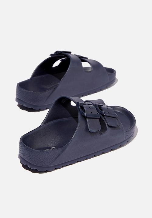 Cotton On - Twin strap slide - vintage navy