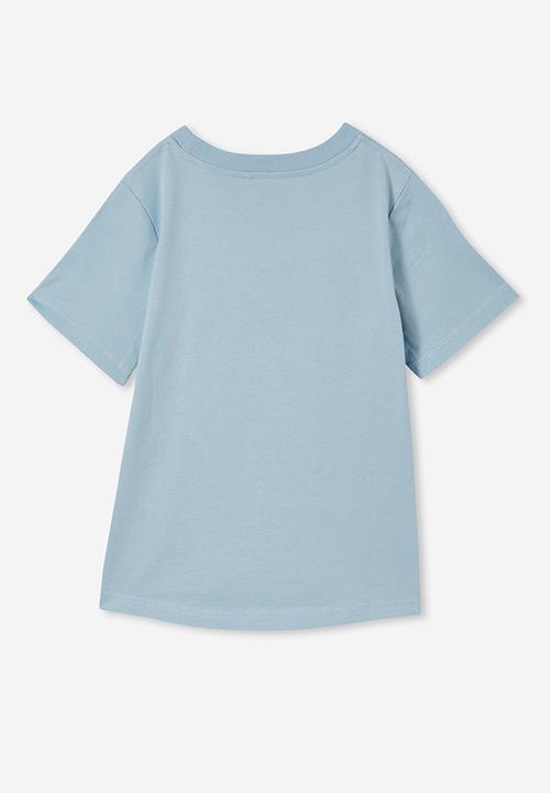 Cotton On - Unisex organic jersey tee - dusty blue