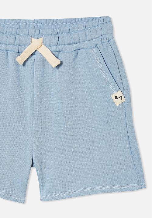Cotton On - Unisex organic fleece short - dusty blue