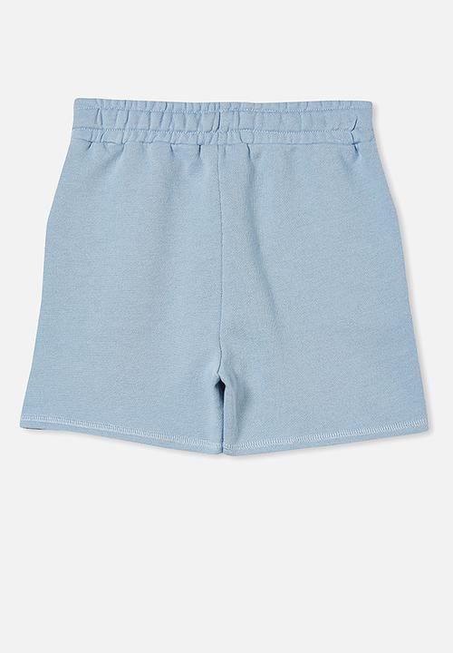 Cotton On - Unisex organic fleece short - dusty blue
