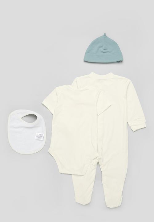 Pop Candy - 4 piece essential set - ecru & sage