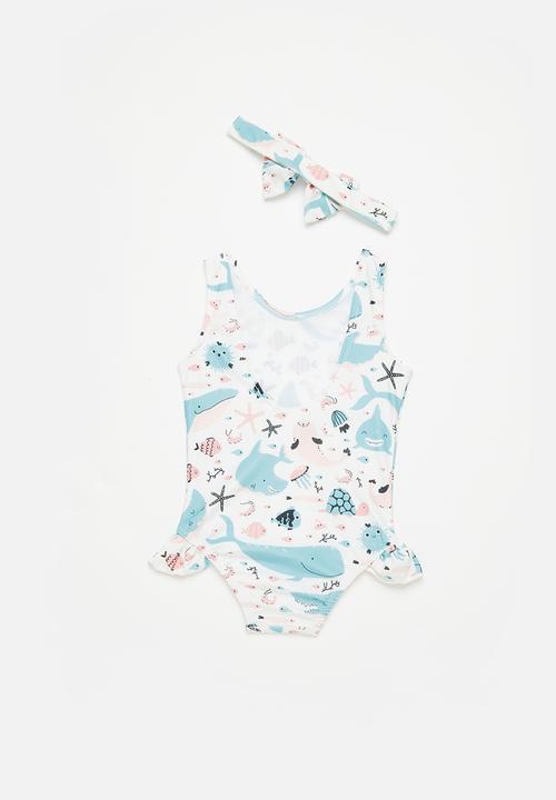 Pop Candy - Swimsuit & headband set - multi 4