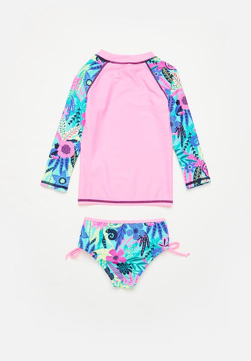 Pop Candy - Girls printed swimsuit - pink