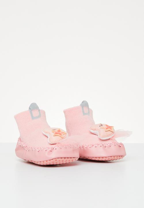Pop Candy - Moon sock bootie - pink