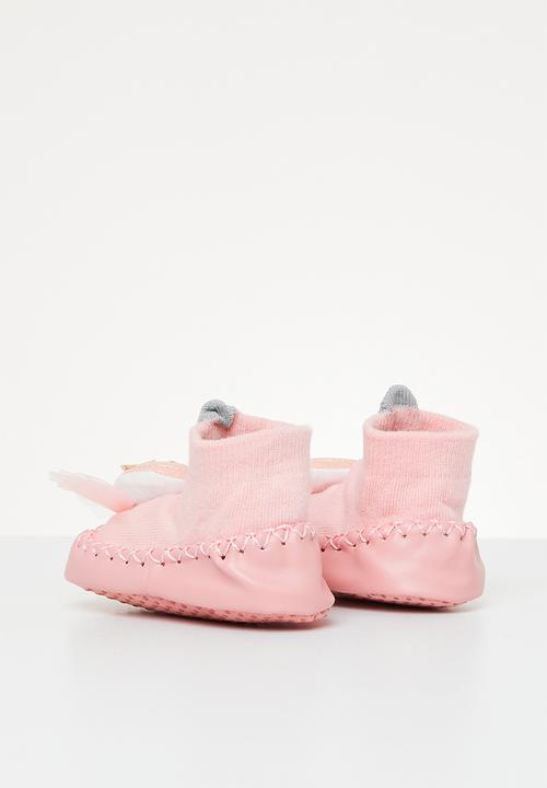 Pop Candy - Moon sock bootie - pink