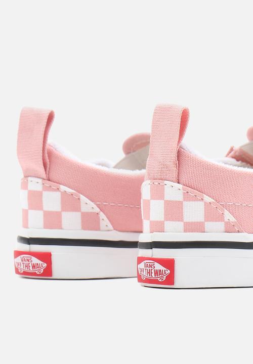 Vans - Td slip-on v - (checkerboard) powder pink/true white