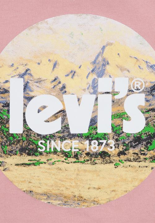 Levi’s® - Lvg short sleeve poster logo tee - bridal rose