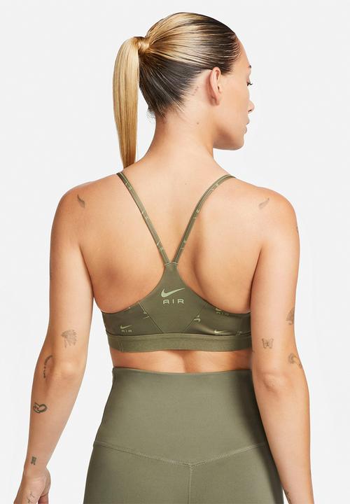 Nike - W nsw air df indy light bra - medium olive