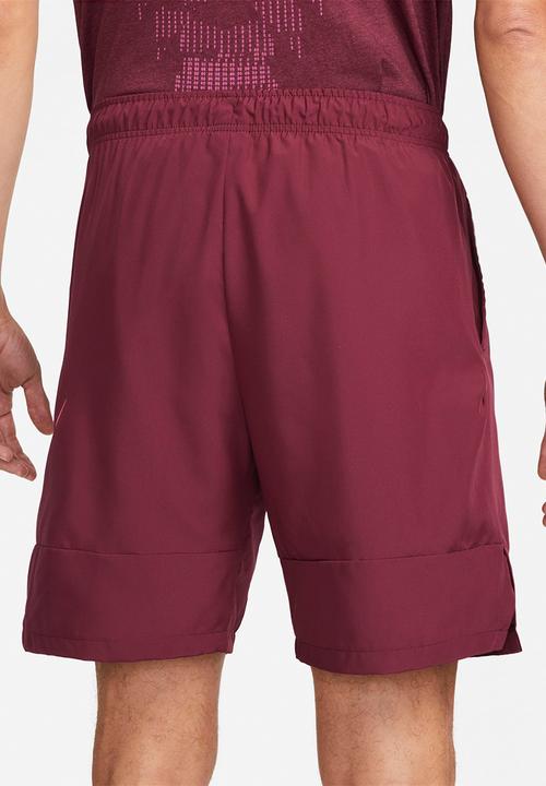Nike - M nk df flx wvn shrt 9in gfx - dark beetroot