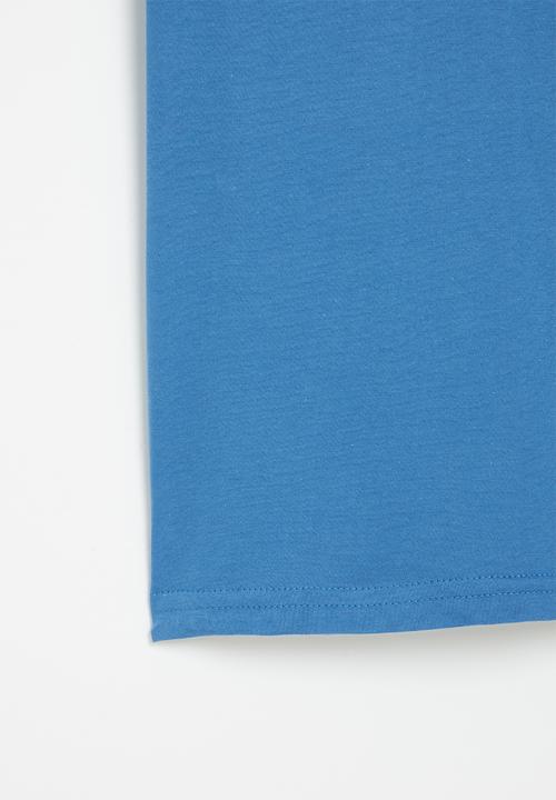 Quiksilver - Corp logo short sleeve - blue