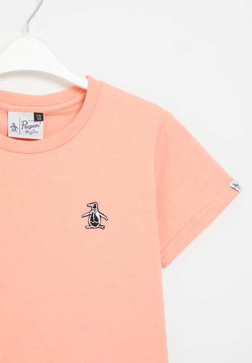 Original Penguin - Felt logo short sleeve tee - peaches n cream