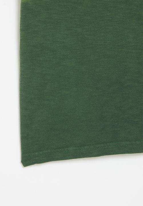POLO - Boys ombre tee - green