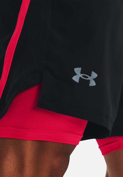 Under Armour - Ua launch 7'' 2-in-1 short - black