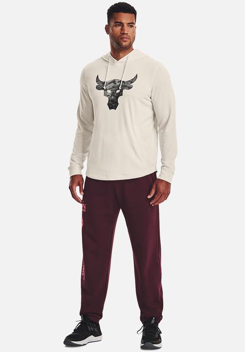 Under Armour - UA Project Rock terry hoody - summit white