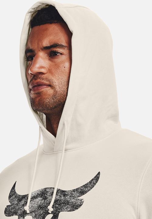 Under Armour - UA Project Rock terry hoody - summit white