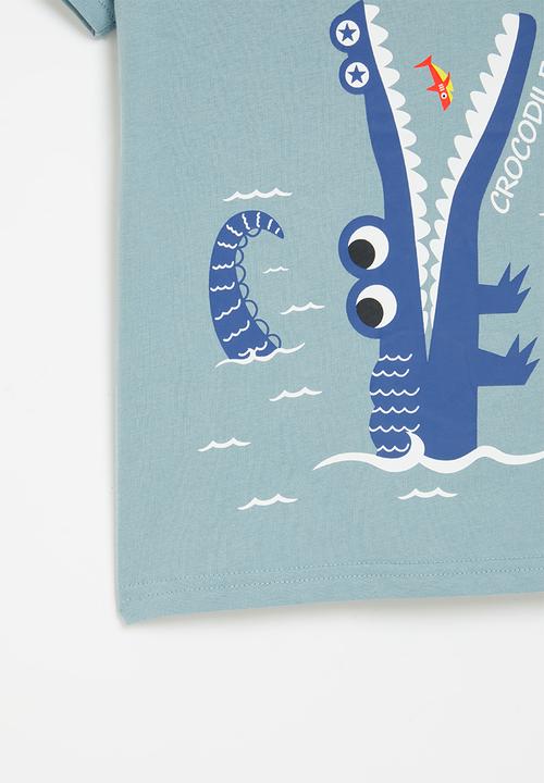 Pop Candy - Crocodile tee - blue