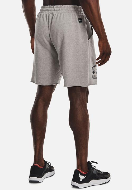 Under Armour - UA Project Rock hgym hwt terry sts - pewter light heather