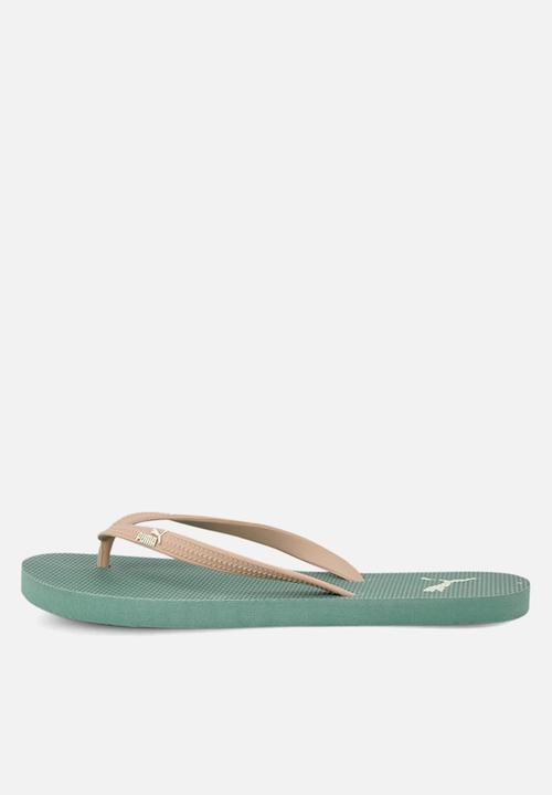 PUMA - First flip wn's zadp - deep forest & light sand-pistachio
