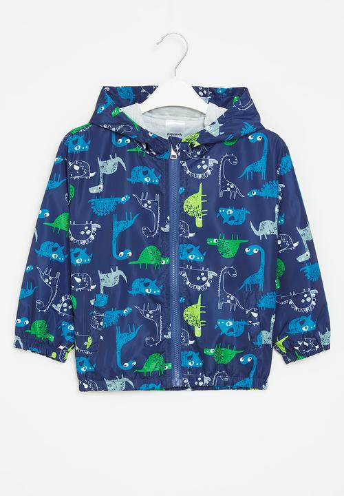Pop Candy - Dino hooded jacket - navy