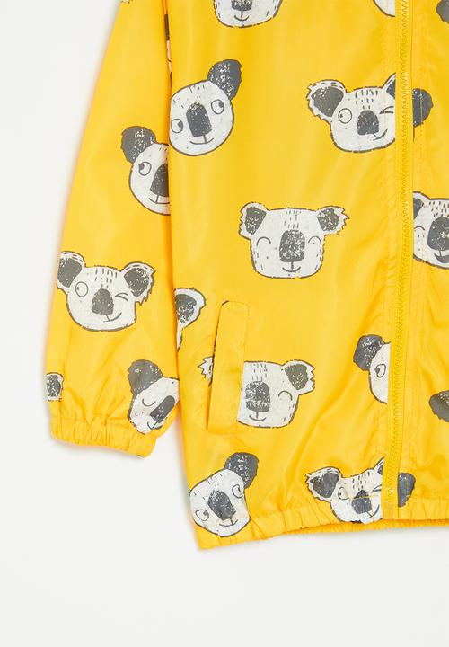 Pop Candy - Printed hooded jacket - yellow