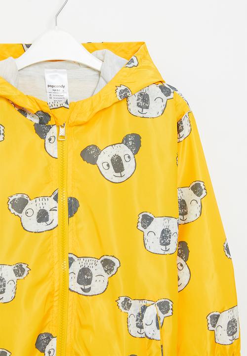 Pop Candy - Printed hooded jacket - yellow