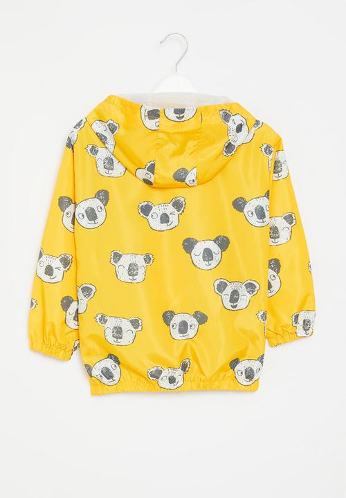 Pop Candy - Printed hooded jacket - yellow