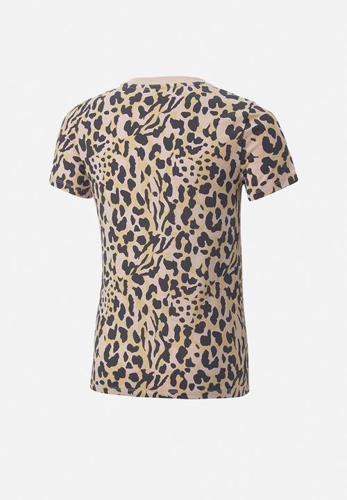 PUMA - Alpha aop tee g - rose quartz/aop