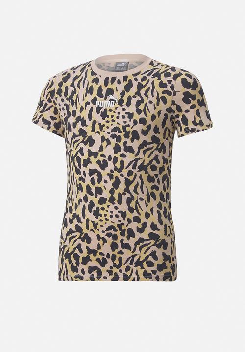PUMA - Alpha aop tee g - rose quartz/aop