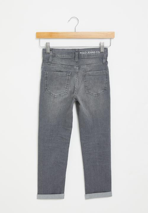 POLO - Boys pjc slim fit jean - grey