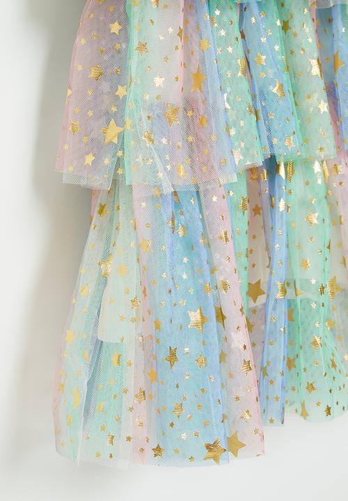 Pop Candy - Tiered star dress - multi