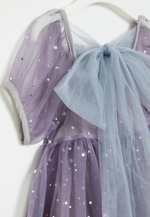 Pop Candy - Puff sleeve dress - purple