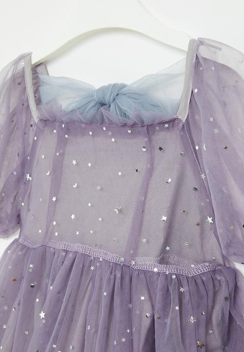 Pop Candy - Puff sleeve dress - purple