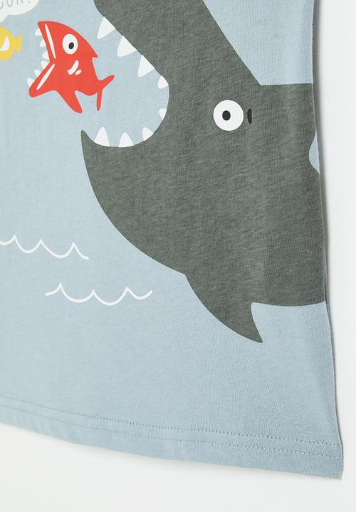 Pop Candy - Shark vest - blue