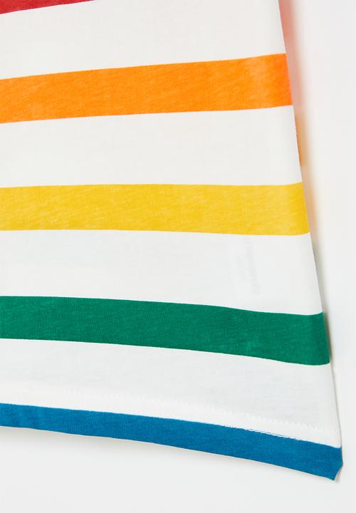 Pop Candy - Stripe tee - multi