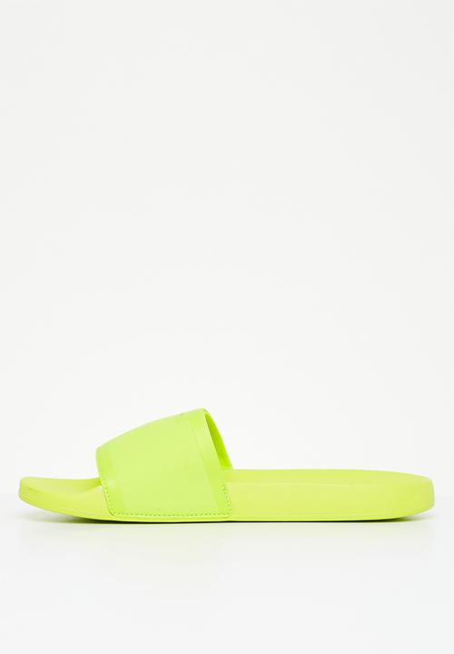 Calvin Klein - Slide neoprene - safety yellow