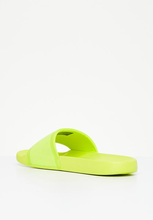 Calvin Klein - Slide neoprene - safety yellow